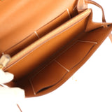 Pre-owned Hermes Kelly Wallet To Go Gold Epsom Gold Hardware