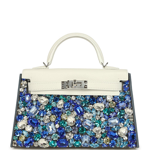 Bag Bestie x LeBag Paris Blue Ocean Treasure Swarovski Crystal Cover