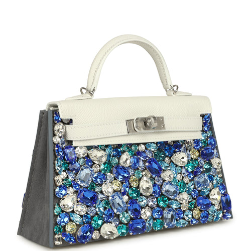 Bag Bestie x LeBag Paris Blue Ocean Treasure Swarovski Crystal Cover