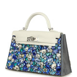 Bag Bestie x LeBag Paris Blue Ocean Treasure Swarovski Crystal Cover