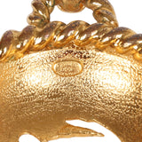 Vintage Chanel 24K Gold Plated Round Cutout Lucky Charms Chain Belt