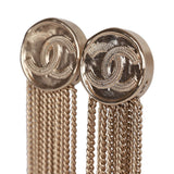 Chanel "CC" Light Gold Dusters Earrings