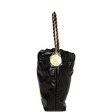 Chanel Mini 22 Bag Black Calfskin Gold Hardware