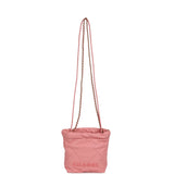 Chanel Mini 22 Bag Pink Shiny Calfskin Lacquered Gold Hardware