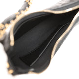 Chanel 19 Hobo Bag Black Aged Calfskin Brushed Gold Hardware