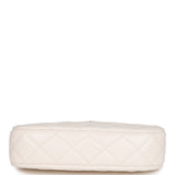 Chanel 19 Hobo Bag White Aged Calfskin Brushed Gold Hardware