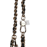 Chanel Mini Phone Holder Backpack Black Caviar Light Gold Hardware