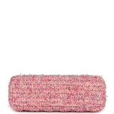 Chanel Small Kelly Shopper Pink Tweed Brushed Gold Hardware