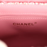 Chanel Small Kelly Shopper Pink Tweed Brushed Gold Hardware