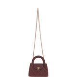 Chanel Small Kelly Shopper Pink Washed Denim Brushed Gold Hardware