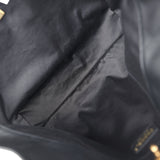 Chanel Small Coco Shopping Bag Black Calfskin Antique Gold Hardware