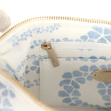 Chanel Large Coco Beach Hobo Bag in White and Blue Denim Light Gold Hardware