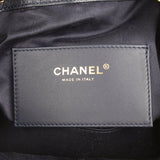 Chanel Small 25 Hobo Bag Dark Navy Caviar Antique Gold Hardware