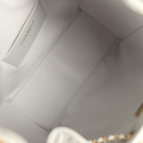 Chanel Medium 25 Hobo Bag Light Grey Caviar Antique Gold Hardware