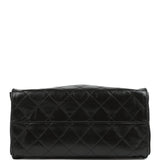 Chanel Small 25 Hobo Bag Black Shiny Crumpled Calfskin Mixed Metal Hardware