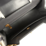 Pre-owned Chanel Small Kelly Shopper Grey Shiny Aged Calfskin Brushed Gold Hardware