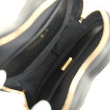 Chanel CC In Love Large Heart Bag with Chain Black Lambskin Light Gold Hardware