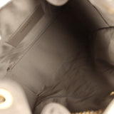 Chanel Medium 25 Hobo Bag Dark Grey Suede Antique Gold Hardware