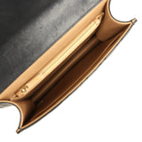 Pre-owned Chanel Small Chic Pearls Flap Bag Black Goatskin Antique Gold Hardware