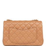 Chanel Small CC Crush Flap Bag Caramel Lambskin Brushed Gold Hardware