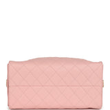 Chanel Medium 25 Hobo Bag Light Pink Caviar Antique Gold Hardware