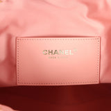 Chanel Medium 25 Hobo Bag Light Pink Caviar Antique Gold Hardware