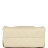 Chanel Small 25 Hobo Bag Light Beige Caviar Antique Gold Hardware