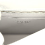 Chanel Mini CC Crush Flap Bag Silver Metallic Caviar Silver Hardware