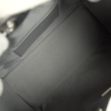 Chanel Small 25 Hobo Bag Metallic Anthracite Caviar Silver Hardware