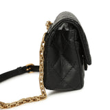 Chanel Mini Reissue Belt Bag Black Crumpled Aged Calfskin Antique Gold Hardware