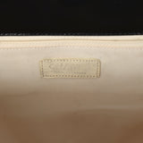 Pre-owned Chanel Jumbo Heart Tote Bag Cream Terry Cloth and Black Lambskin Silver Hardware