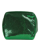 Pre-owned Chanel Mini Bucket Bag Green, Purple and Blue Ombre Metallic Mesh Light Gold Hardware