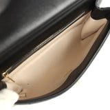 Pre-owned Chanel Small Coco Luxe Flap Bag Black Lambskin Antique Gold Hardware