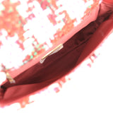 Chanel Medium 19 Flap Bag Burgundy, Purple, Red Tweed Mixed Metal Hardware