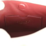 Chanel Small Quilted CC Shoulder Bag Metallic Silver Aged Calfskin Gold Hardware