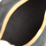 Chanel Small Bowling Bag Black Suede Antique Gold Hardware