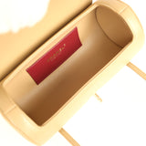 Chanel Preppy Coco Bowling Bag Dark Beige Shiny Caviar Brushed Gold Hardware