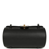 Chanel Preppy Coco Bowling Bag Black Shiny Caviar Brushed Gold Hardware