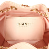 Chanel Mini 25 Hobo Bag Light Pink Caviar Antique Gold Hardware