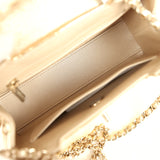 Chanel Small Kelly Shopper Light Gold Metallic Mirror Calfskin Light Gold Hardware