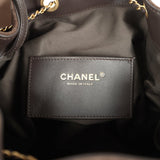 Chanel Medium 25 Hobo Bag Dark Brown Suede Antique Gold Hardware