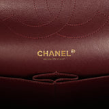 Pre-owned Chanel Jumbo Classic Double Flap Bag Black Caviar Gold Hardware