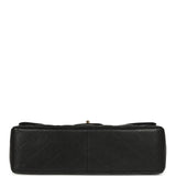 Chanel Jumbo Classic Single Flap Bag Black Caviar Gold Hardware