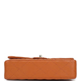 Chanel Medium Classic Double Flap Bag Caramel Shiny Caviar Light Gold Hardware