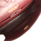 Pre-owned Chanel Medium Classic Double Flap Black Caviar Gold Hardware