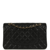 Chanel Medium Classic Double Flap Bag Black Caviar Gold Hardware