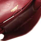 Pre-owned Chanel Medium Reissue 225 2.55 Double Flap Bag Black Aged Calfskin Antique Gold Hardware