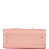 Chanel Small Deauville Shopping Tote Pink and Purple Ombre Calfskin Silver Hardware