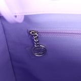 Chanel Small Deauville Shopping Tote Pink and Purple Ombre Calfskin Silver Hardware