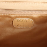 Vintage Chanel Mini Flap Bag Natural Wicker Gold Hardware